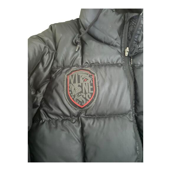 Nike Lebron James Witness 550 Black Feather Filled Puffer Size M Rare - Picture 2 of 13